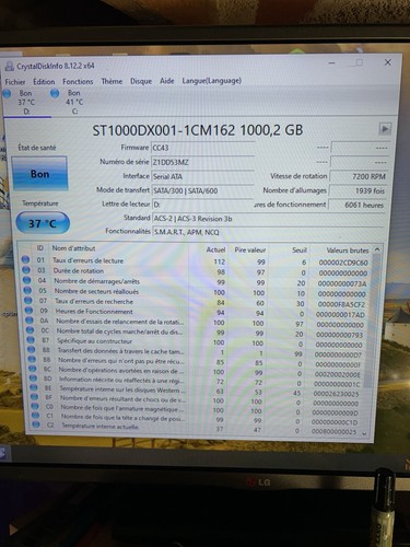 Seagate sshd 1to st1000dx001 - seagate,
